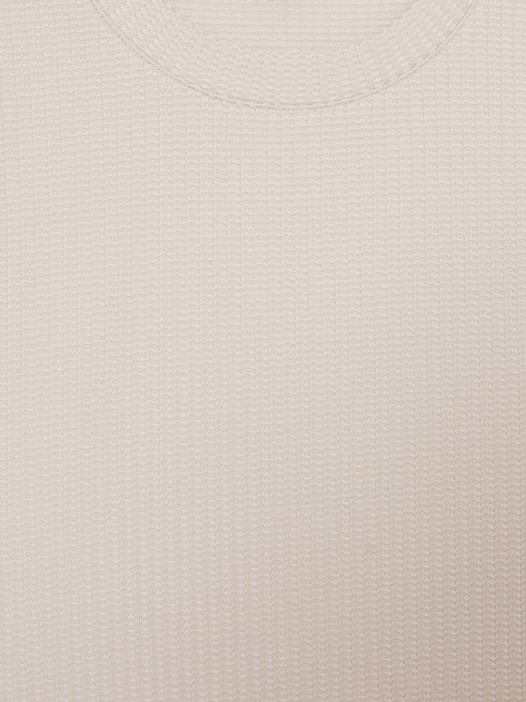 Reiss Argon Oversized Textured T-Shirt - Image 6 of 6