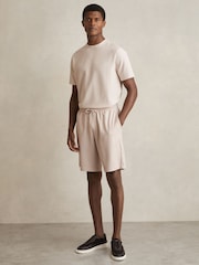 Reiss Zano Short en maille texturée - Image 1 of 5