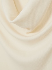 Reiss Ivory Lyra Ribbed Cowl-Neck Vest - Image 6 of 6