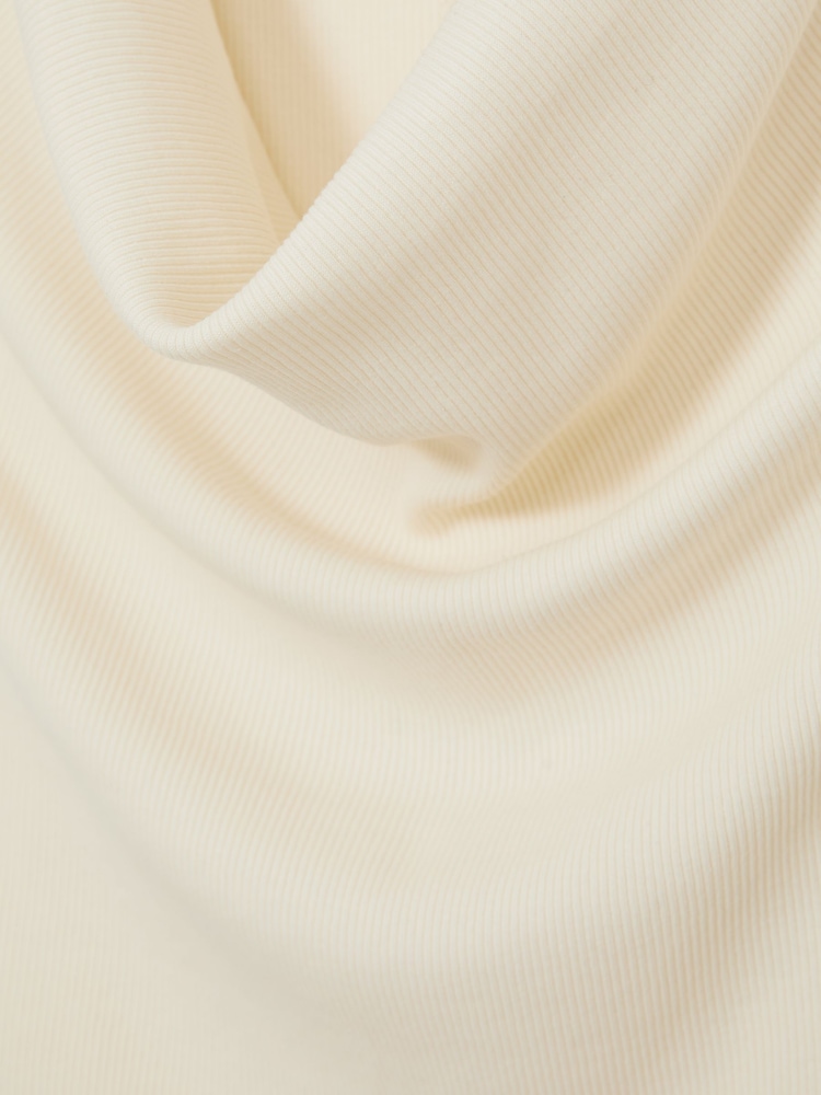 Reiss Ivory Lyra Ribbed Cowl-Neck Vest - Image 6 of 6