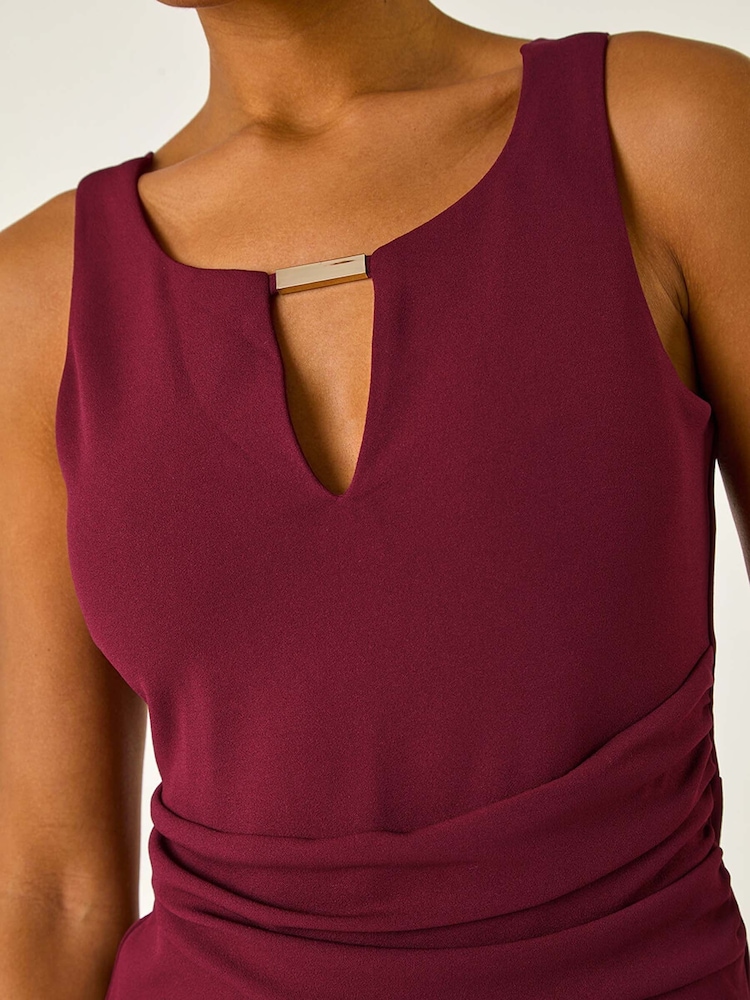 Roman Ruched Front Crossover Jumpsuit - Bild 5 von 5 Roman Ruched Front Crossover Jumpsuit - Bild 5 von 5