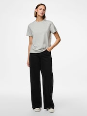 Gris - PIECES 2 Pack T-Shirts Stripe And Plain - Imagen 5 de 7