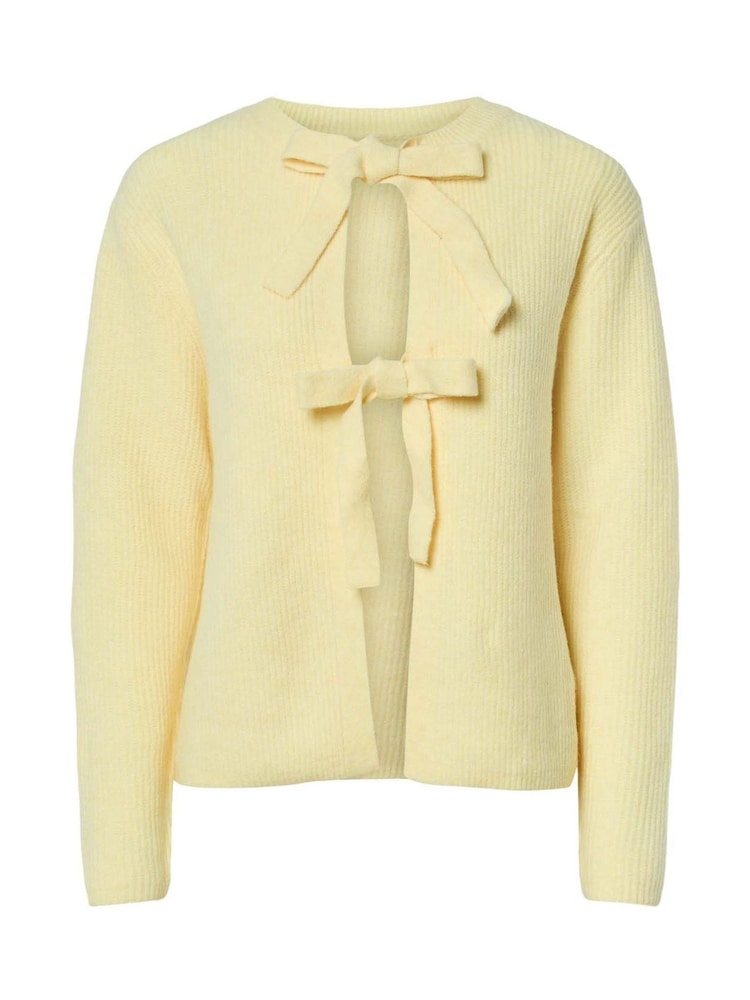 Gelb - PIECES Tie Front Knitted Cardigan - Bild 1 von 2 Gelb - PIECES Tie Front Knitted Cardigan - Bild 1 von 2