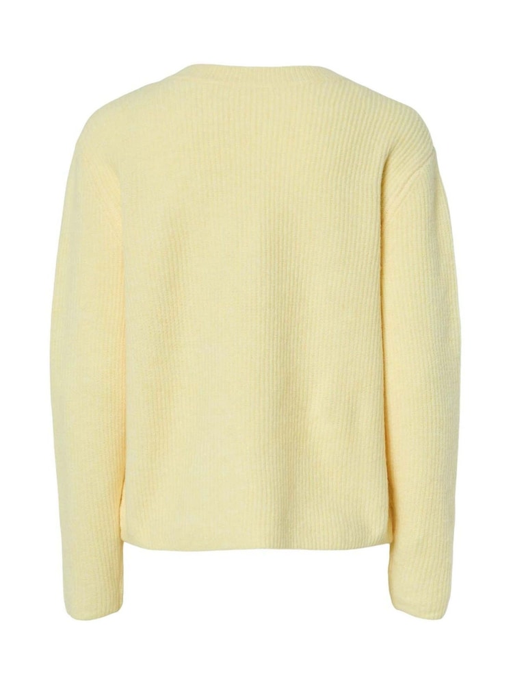 PIECES Yellow Tie Front Knitted Cardigan - Image 2 of 2