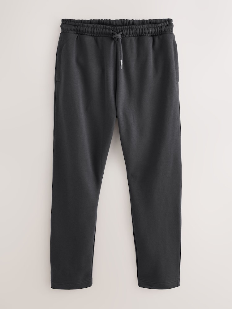 Slate Grey Open Cotton Rich Jersey Joggers - Image 1 of 4