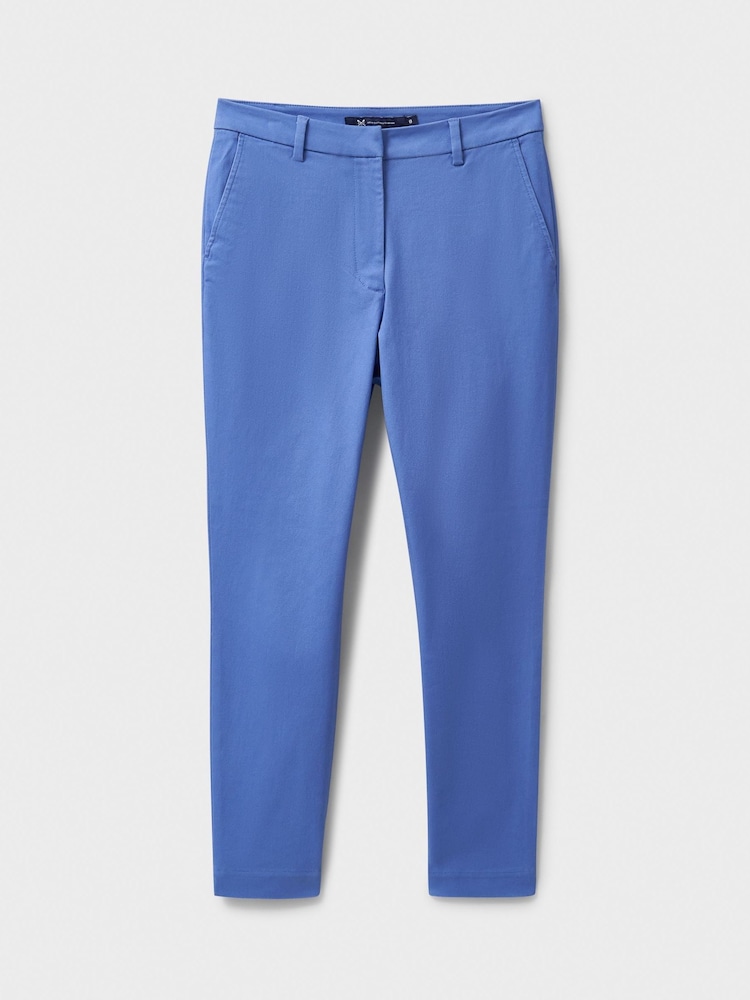 Crew Clothing Blue Capri Trousers - Image 5 of 5