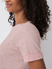 Crew Clothing Crew Neck Stripe 100% Cotton T-Shirt - Imagen 4 de 5