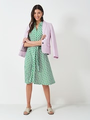 Crew Clothing Green Emma Jersey Shirt Dress - Image 2 of 5