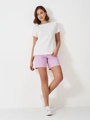 Crew Clothing Pink Cotton Chino Shorts - Image 1 of 5