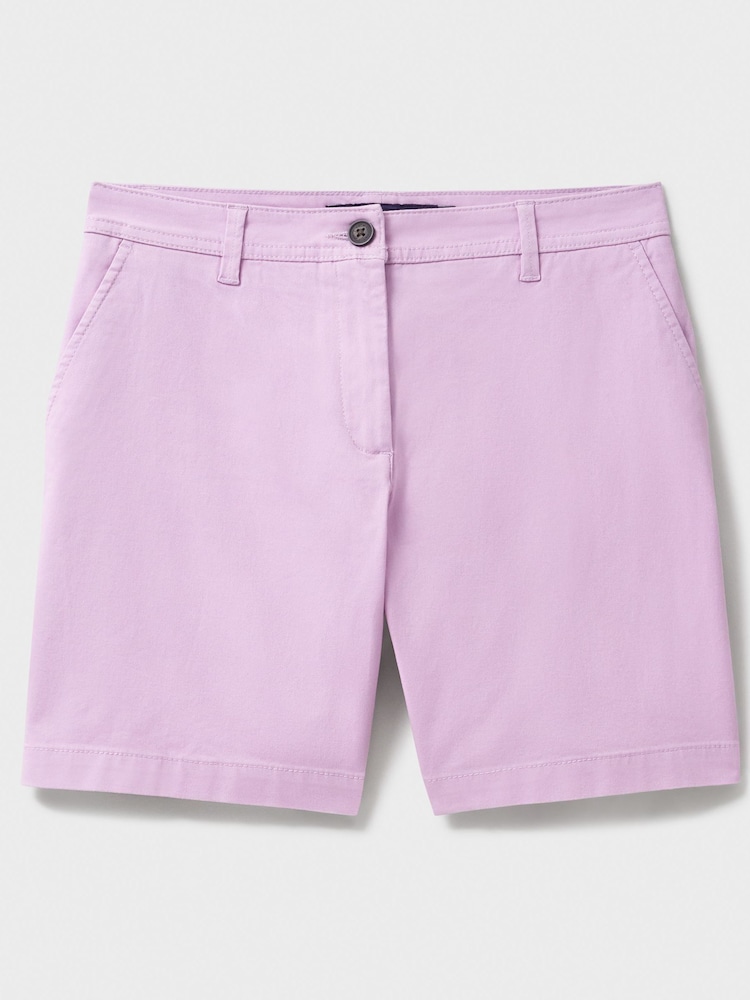 Crew Clothing Pink Cotton Chino Shorts - Image 5 of 5