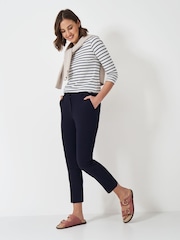 Crew Clothing Company Blue Capri Chinos Trousers - Image 1 of 5