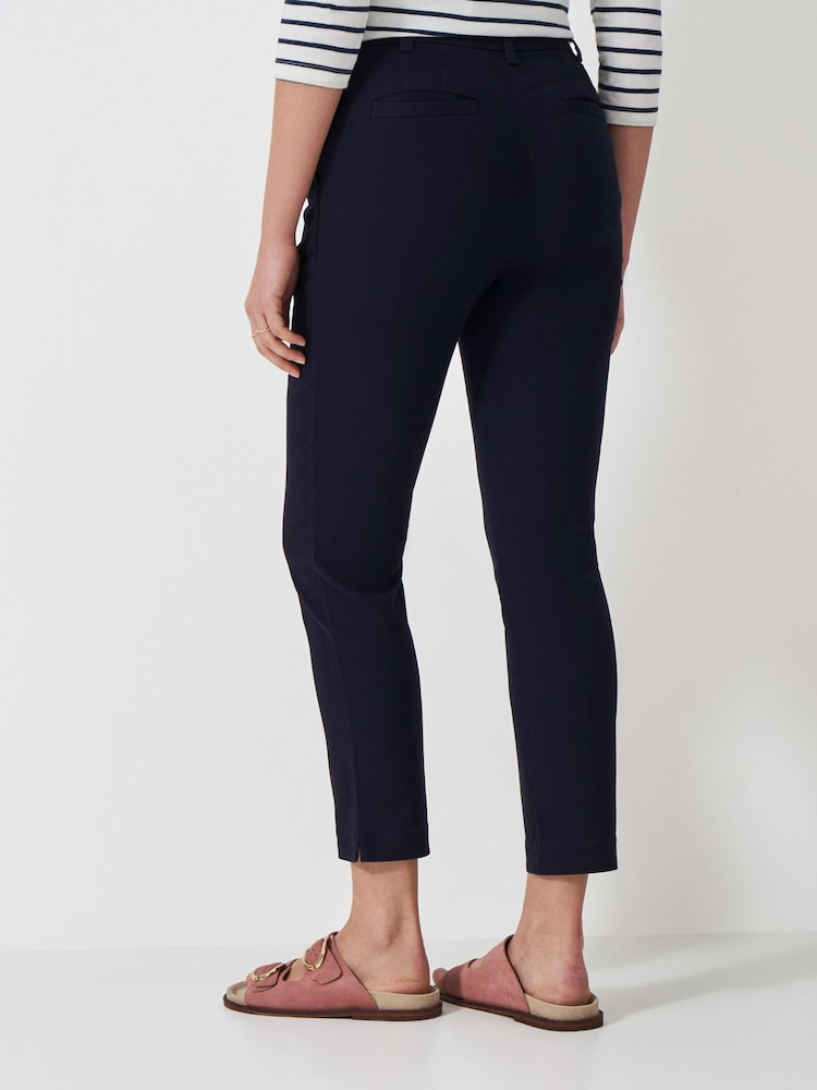 Crew Clothing Company Blue Capri Chinos Trousers - Image 2 of 5