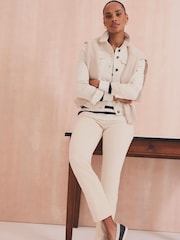 Crew Clothing Natural Straight Leg Jeans - Image 1 of 6