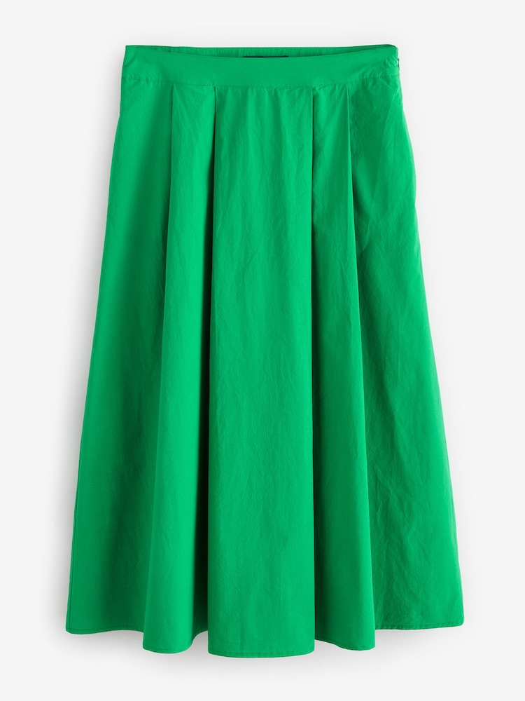 Crew Clothing Green Gabby Cotton Skirt - Image 1 of 1