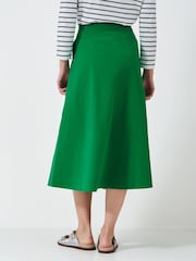 Crew Clothing Green Gabby Cotton Skirt - Image 3 of 5