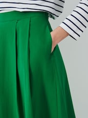 Crew Clothing Green Gabby Cotton Skirt - Image 4 of 5