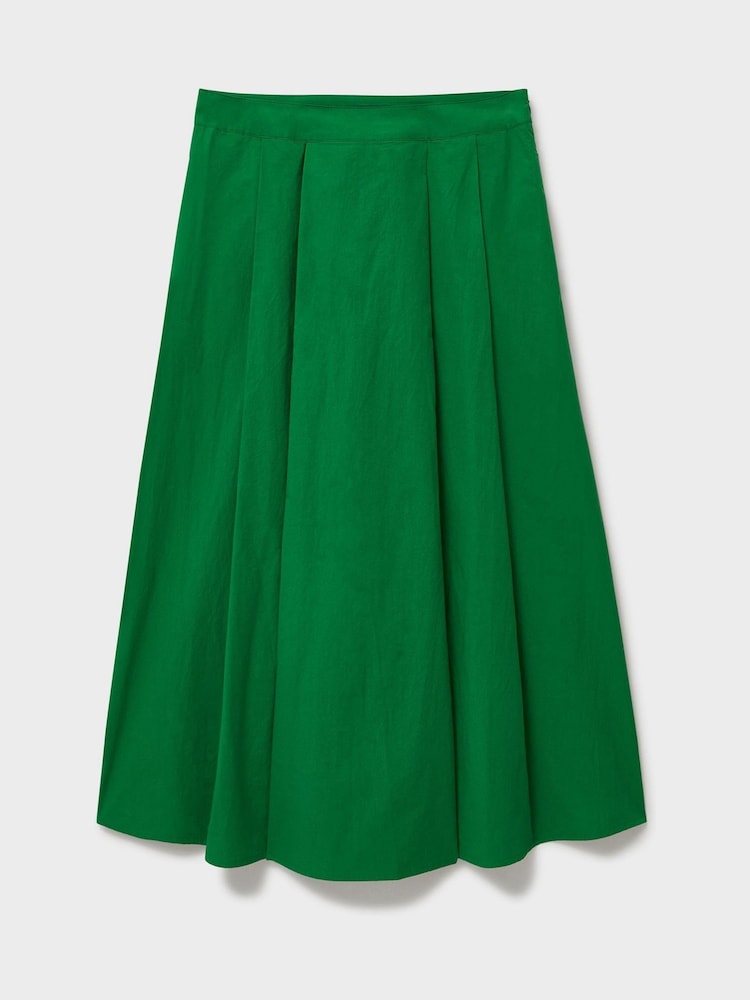 Crew Clothing Green Gabby Cotton Skirt - Image 5 of 5