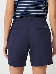 Crew Clothing Blue Cotton Chino Shorts - Image 3 of 5