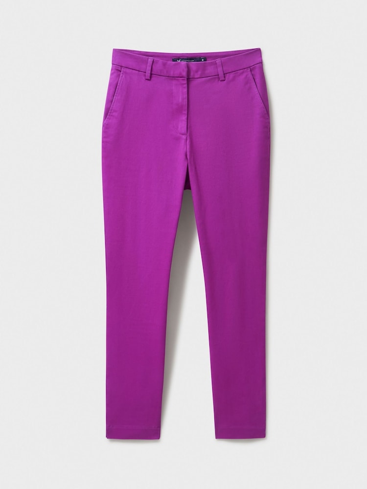 Crew Clothing Pink Capri Trousers - Image 5 of 5