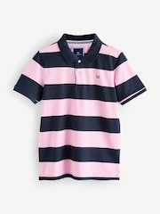 Crew Clothing 100% Cotton Heritage Striped Polo Shirt - صورة 1 من 1