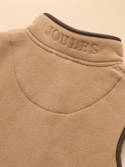 Joules Kids' Heritage Brown Fleece Gilet - Image 5 of 6