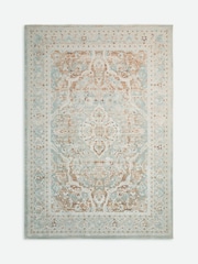 Shabby Chic Grey Fernwood Authentic Oriental Rug - Image 5 of 5
