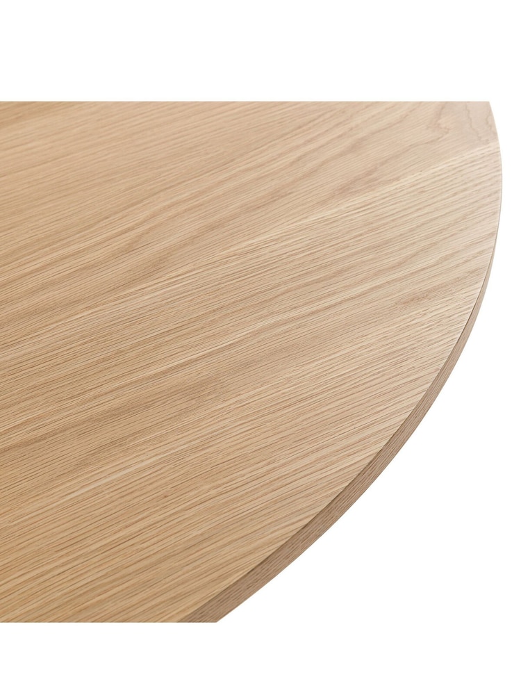 La Redoute Intérieurs Oak Liliace Tulip Base Round 4 to 6 Seater Table - Image 2 of 5