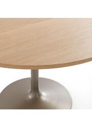 La Redoute Intérieurs Oak Liliace Tulip Base Round 4 to 6 Seater Table - Image 4 of 5