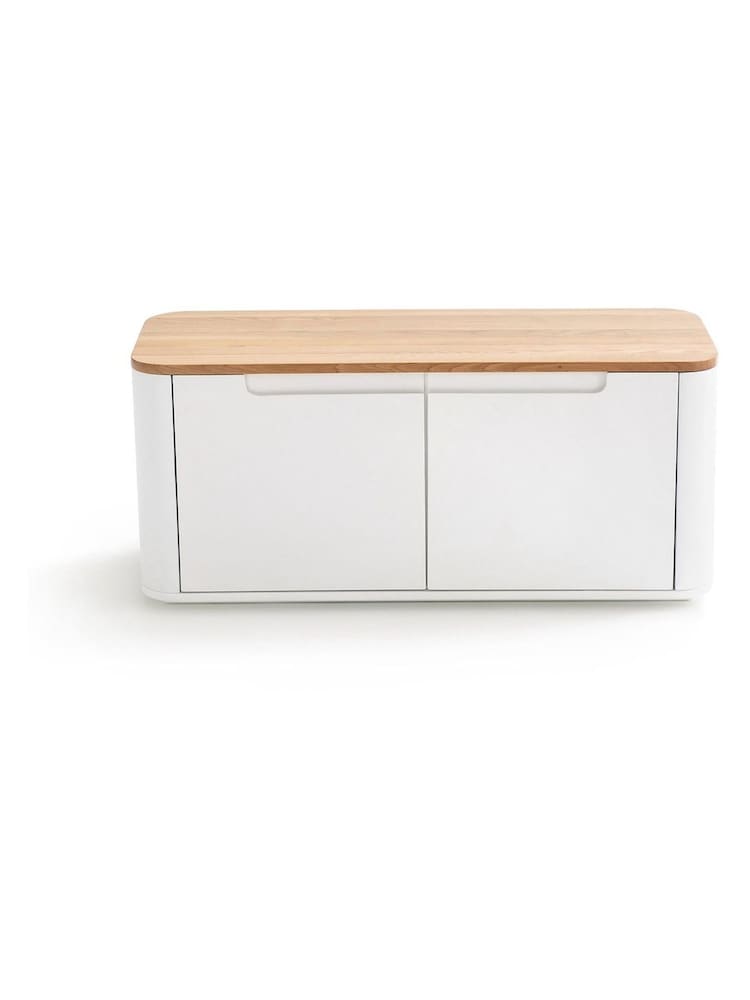La Redoute Intérieurs White Stolico 2-Door Shoe Storage Bench - Image 1 of 4