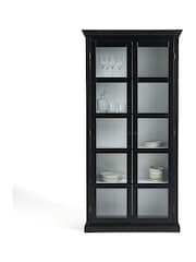 La Redoute Intérieurs Black Takk 200cm Tall Solid Pine Cabinet - Image 1 of 5