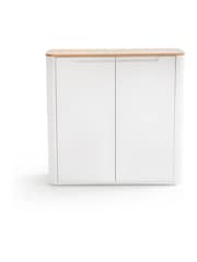 La Redoute Intérieurs White Stolico 2-Door Shoe Storage Unit - Image 1 of 4