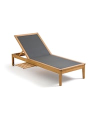La Redoute Intérieurs Acacia Limbo Adjustable Acacia Garden Sun Lounger - Image 2 of 5