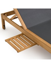 La Redoute Intérieurs Acacia Limbo Adjustable Acacia Garden Sun Lounger - Image 5 of 5