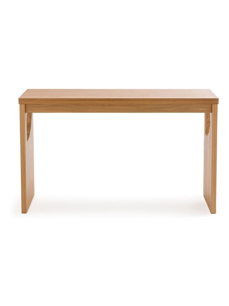 La Redoute Intérieurs Oak Minimal Veneer Console Table - Image 1 of 5