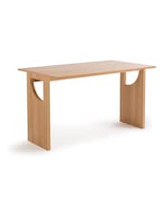 La Redoute Intérieurs Oak Minimal Veneer Console Table - Image 2 of 5