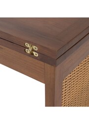 La Redoute Intérieurs Natural Patxi Solid Teak and Rattan Console & Table - Image 4 of 5