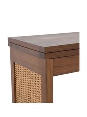 La Redoute Intérieurs Natural Patxi Solid Teak and Rattan Console & Table - Image 5 of 5