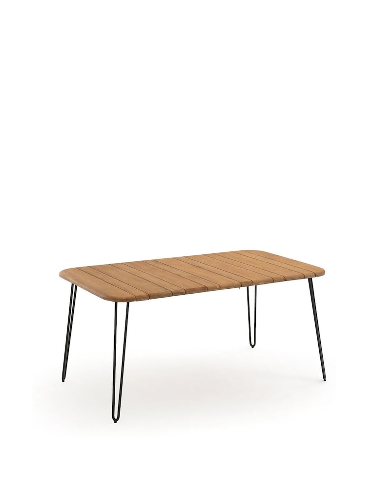 La Redoute Intérieurs Acacia Spritz Folding Acacia 6 Seater Table - Image 2 of 5