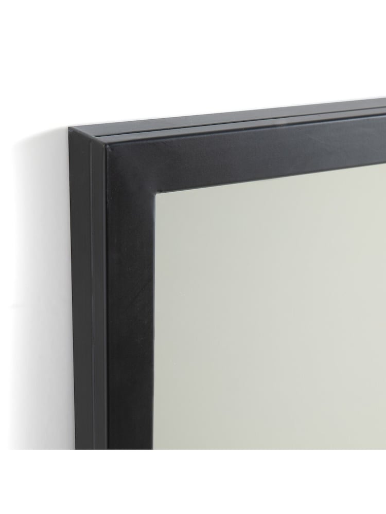 La Redoute Intérieurs Black Lenaig 120 x 180cm XXL Rectangular Metal Mirror - Image 2 of 2