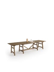 La Redoute Intérieurs Natural Wabi Solid Pine Extendable Dining Table - Image 3 of 5