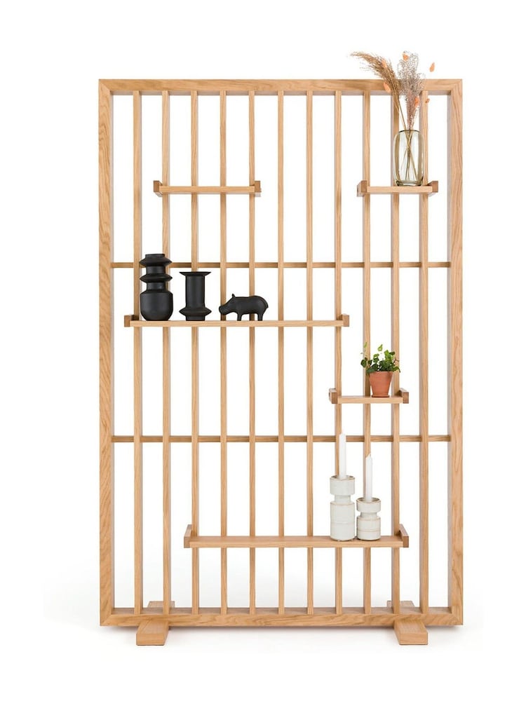 La Redoute Intérieurs Oak Mineva Veneer Divider Screen - Image 1 of 4