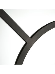 La Redoute Intérieurs Brushed Metal Lenaig 110 x 170cm Arched Industrial Metal Window Mirror - Image 2 of 3