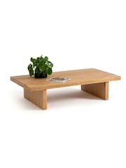La Redoute Intérieurs Oak Vova 150cm Solid Coffee Table - Image 3 of 5