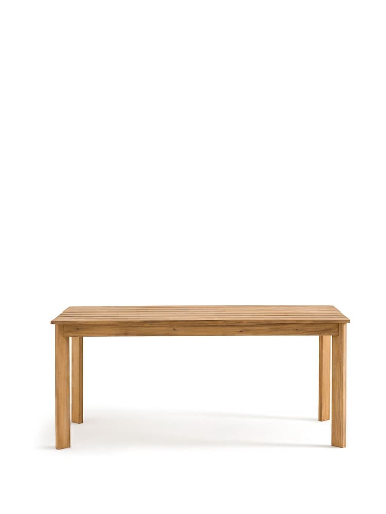 La Redoute Intérieurs Brown Lia Rectangular Acacia Garden Dining Panel - Image 2 of 3