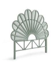 La Redoute Intérieurs Celadon Blue Paoni Rattan King Headboard - Image 2 of 4