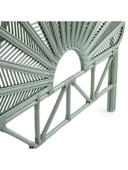 La Redoute Intérieurs Celadon Blue Paoni Rattan King Headboard - Image 3 of 4