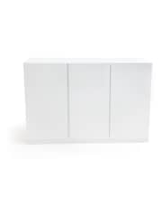 La Redoute Intérieurs White Léo 3-Door Wardrobe / Laundry Unit - Image 1 of 3