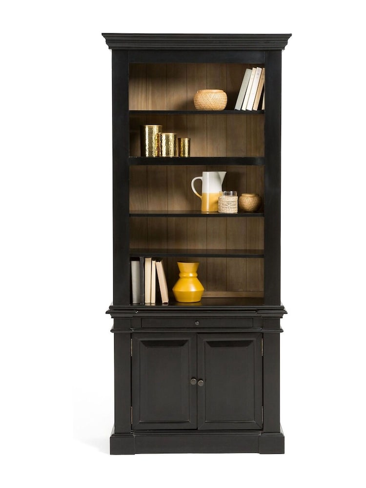 La Redoute Intérieurs Black Lipstick Apthocary Cabinet in Solid Pine - Image 1 of 5
