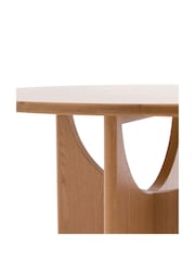La Redoute Intérieurs Oak Minimal Round Oak 4 to 6 Seater Dining Table - Image 3 of 4