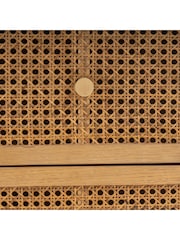 La Redoute Intérieurs Oak Tempa Chest of 3 Drawers in Rattan Cane - Image 4 of 4